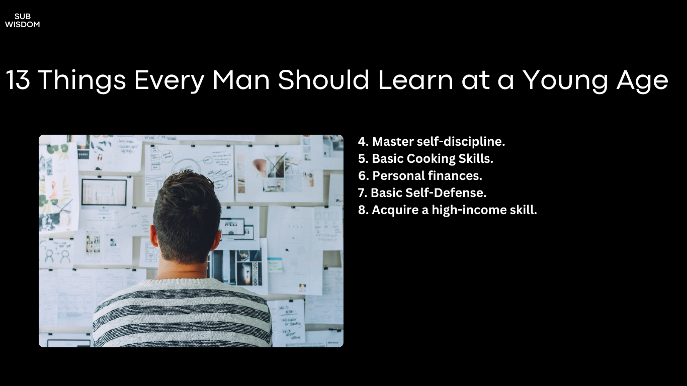 13 Things Every Man Should Learn at a Young Age