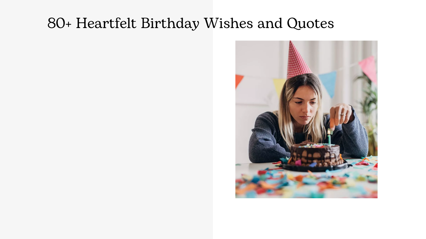 80+ Heartfelt Birthday Wishes and Quotes